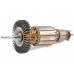Ротор (Якорь) Black&Decker B&D AST1XC, CD51, CD71CRE, CD71RE, KR50, KR50CRE, KR50RE, KR55CRE (L-141 мм, D-35 мм, 6 зубов, прямо)