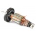 Ротор (Якорь) Black&Decker B&D AST1XC, CD51, CD71CRE, CD71RE, KR50, KR50CRE, KR50RE, KR55CRE (L-141 мм, D-35 мм, 6 зубов, прямо)